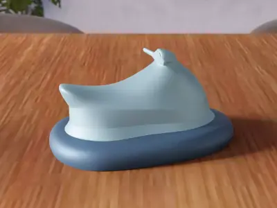 Inflatable Jet Ski Sea Bed - 377 3D print model