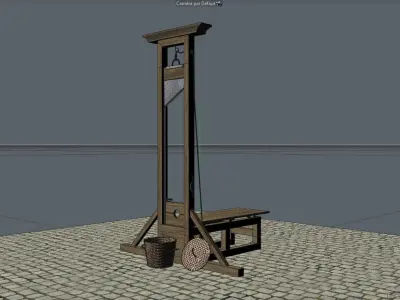 Guillotine 1789 Update Free 3D model