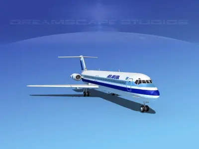 Douglas DC-9-50 Air Aruba 3D model