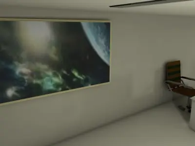 Sci fi room 3D model 83