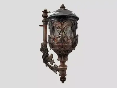 Wall Lamp by Tripo Free low-poly 3D model