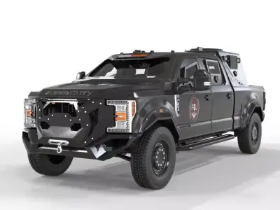 Generic Armored Truck F250 2018 3D model