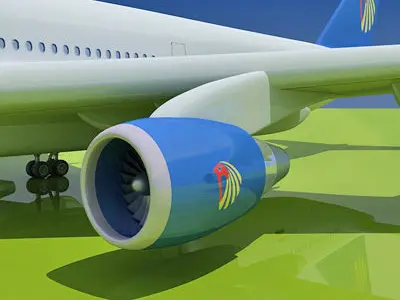 Egypt Air 3D model