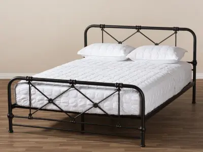 Cherrie Metal Bed Free 3D model