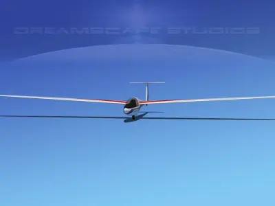 DG-400 17-Metre Motorglider V01 3D model