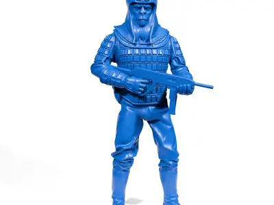 Planet of the Apes soldier 3D print model