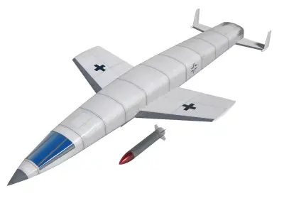 Eugen Sanger Silbervogel 3D model