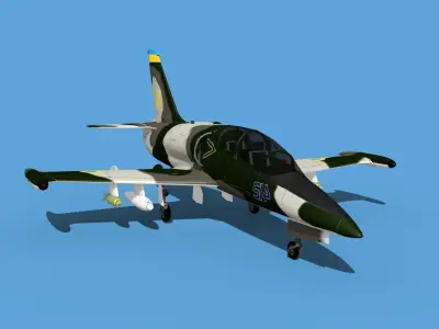 Aero Vodochody L-39C Albatross Ukraine 2 3D model