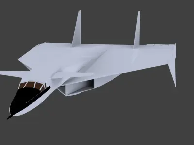 XB-70 3D print model