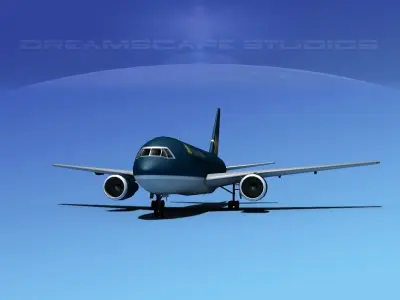 Boeing 767-100 Vietnam 3D model