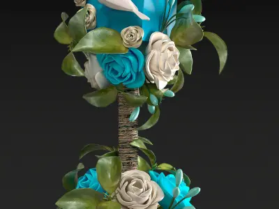 decorative tree 3D model