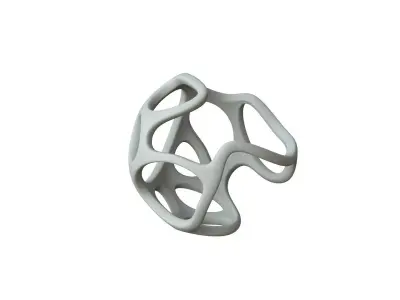 SciFi Cube Object No 43277 Low Poly Shape Texture