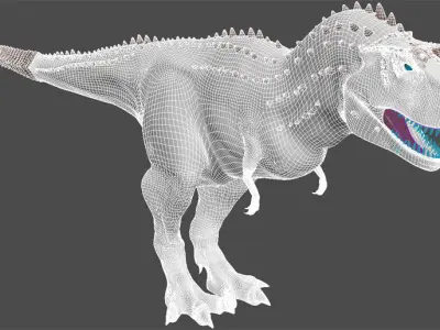 Carnotaur Resurrection - dinosaur 3d model 3D model