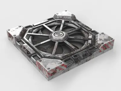 panel sci-fi 02 3D model