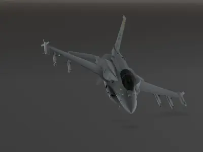 F16 - S Original Low-poly 3D model