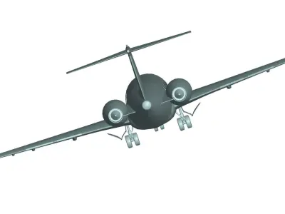 Privatejet private jet 3D model