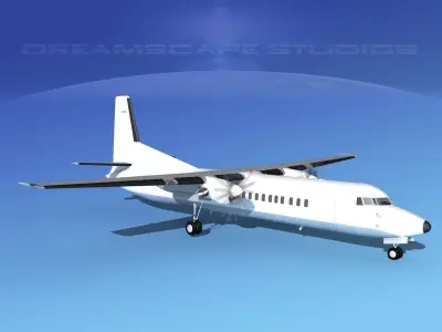 Fokker F-60 Unmarked 1 3D model