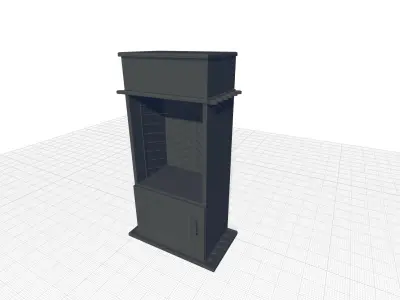 Tuff Stor by American Furniture Classics Fishing Storage 3D model