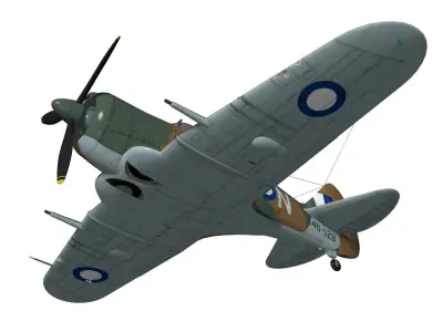 CAC CA-13 Boomerang 3D model