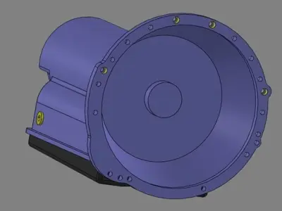 ZF 8HP70 Jaguar Land Rover 3D model 3D model