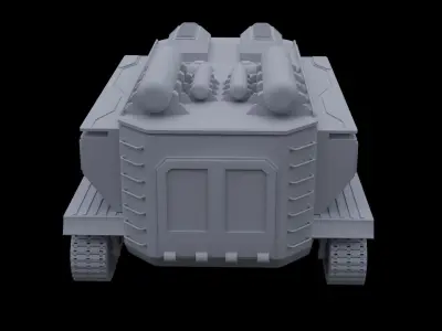 Space Rover Low-poly 3D model