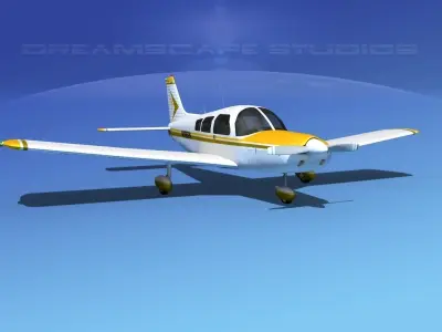 Piper PA-28 V13 3D model