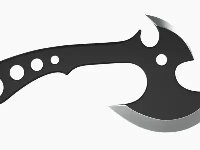 Throwing axe 3D model