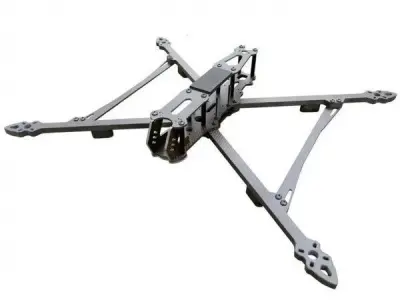 FPV frame Mark4 v2 10inch Low-poly 3D model