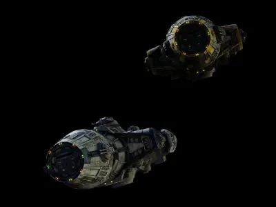Corellian Gunship DP20  - Star Wars 3D model