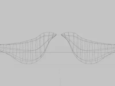 Wooden Bird Showpieces Free 3D model