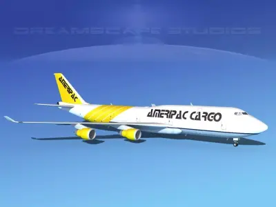 Boeing 747-8I AmeriPAc Cargo 3D model