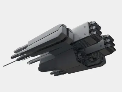 Medium attack drone 3D model