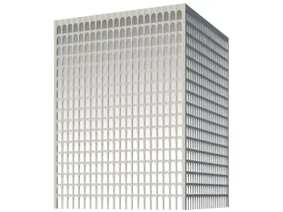 Facade part pattern 3D model
