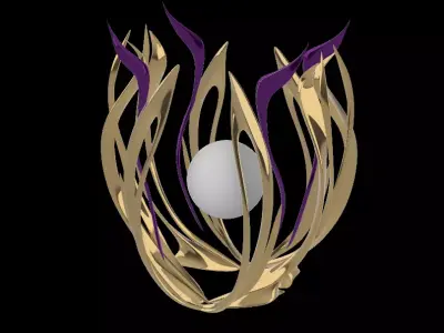 AUREON CORE SCULPTURE 3D model