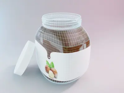 chocolate bottle Free 3D model