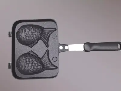 Fish Pan 3D model