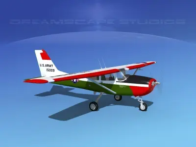 Cessna T-41 Mescalero US Army 1 3D model