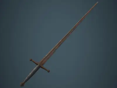 Longsword 2C Low-poly 3D model