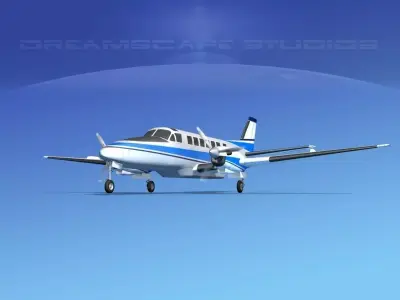 Beechcraft B99 Corporate 4 3D model