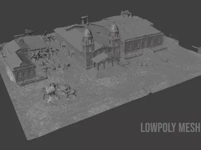 Brazilian Historic Church - Imarui 3D Scan 3D model