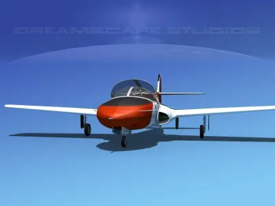 Cessna T-37 Tweetybird V09 Portugal 3D model