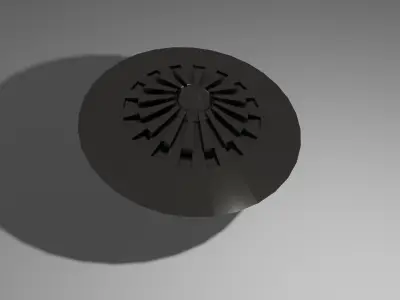 Mysterious UFO craft  3D model