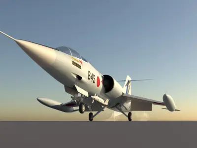 F-104J Starfighter 3D model