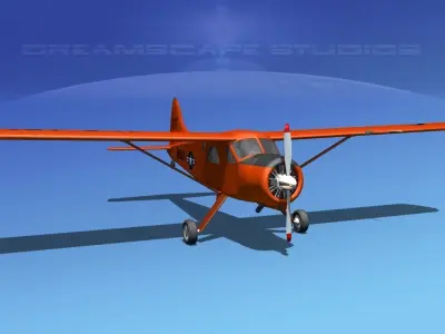 Dehaviland DH-2 Beaver US Army 1 3D model