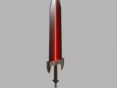 Futuristic Sword Free 3D model