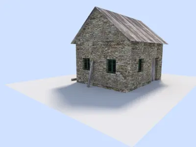 old house 2 Free low-poly 3D model