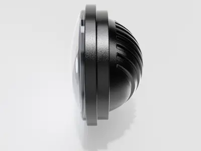 Headlight Highside Full LED - 143mm diameter 3D model