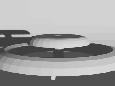 UFO Banki Free low-poly 3D model