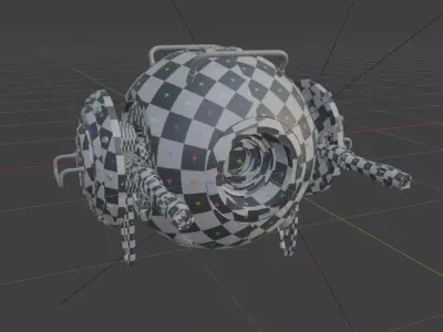 Military Robot 3D model buy