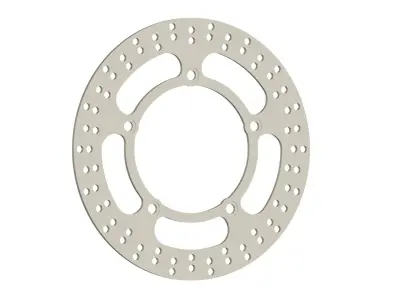Brake disc TRW MST203 3D model